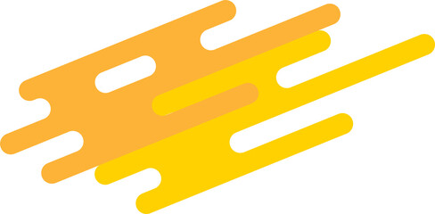 Abstract, colorful, dynamic auspicious cloud pattern in yellow.