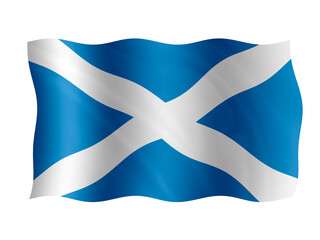 Digital composite. 

Flag of Scotland waving with a fabric overlay. 


Saltire, Scottish,