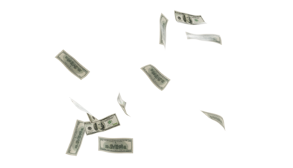 flying one hundred dollars bills isolated. falling 100 dollar bills isolated on transparent background. PNG Banknote floating dollar money. USA Currency Notes PNG, USA currency Notes Clipart