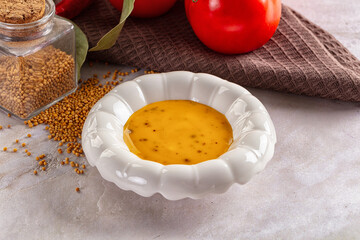Honey and mustard sauce flavor seasoning dip