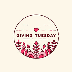 Giving Tuesday greeting card design