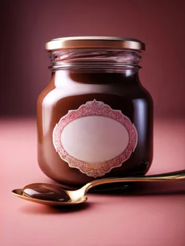 Chocolate Mix Jar with Holiday Packaging Presentation