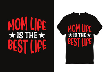 Naklejka premium Mom Mother Day Inspirational Quote Typography T shirt Design