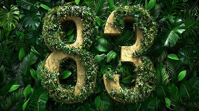 Lush Number Eighty-Three - A Botanical Celebration of 83.