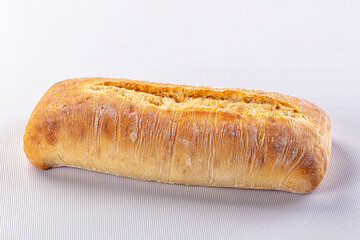 Italian traditional crusy bread - Ciabatta