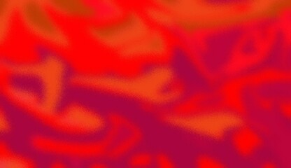 Vibrant abstract background with frosted glass texture in intense red, orange, and magenta hues