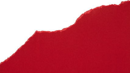 red torn or ripped paper isolated on transparent png background,realistic torn cardboard paper edges,torn or ripped red paper frame,christmas decoration,red paper background