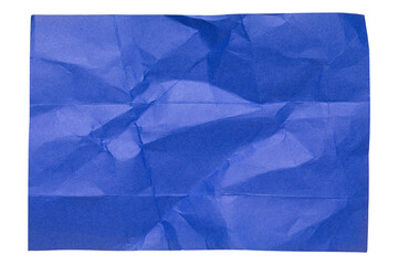 blue crumpled paper isolated on transparent background,Crumpled Paper Poster Photo Effect Mockup,Crumpled Paper texture overlay effect,crumpled paper background
