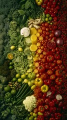 Colorful Array of Fresh Vegetables