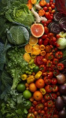 Colorful Assortment of Fresh Produce