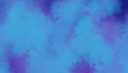 Vibrant Blue and Purple Watercolor Texture Background