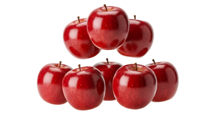 Fresh Red Apples A Delicious and Healthy Assortment of Crisp, Juicy Fruits for Eating or Baking
