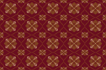 A seamless vintage Demark floral pattern,The design blends classic Nordic simplicity with warm retro charm, creating a timeless and expressive look. Perfect for textiles, wallpapers, packaging, statio