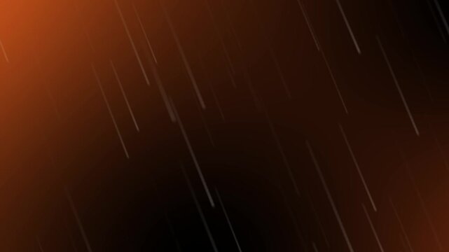 Falling star tail with orange background