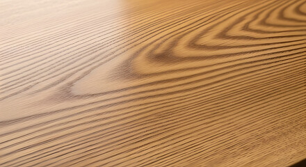Naklejka premium A close-up photograph shows the detail of wooden boards with their distinct grain pattern, showcasing the natural texture and organic design in a warm, inviting, and visually pleasing manner.