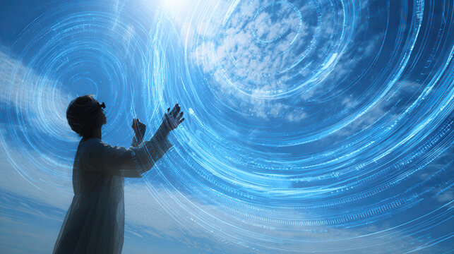 Exploring telepsychiatry innovations digital landscape visual content sky environment inspirational viewpoint