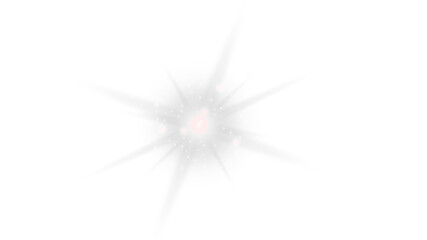 Obraz premium Light effect. Bright and Shiny light effect in the dark. , transparent background
