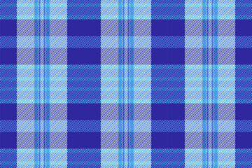 Idea plaid tartan fabric, empty pattern textile seamless. School texture background vector check in light and indigo colors.