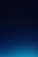 Obraz premium Vertical Deep Blue Night Sky Background Filled with Twinkling Stars