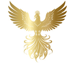 Obraz premium phoenix, mythology, symbol, firebird, duality, black, white, contrast, light, darkness, destruction, life, legend, myth, abstract, art, design, wallpaper, background, fantasy, bird, creature, heaven, 