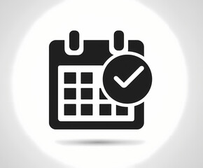 Effortlessly Manage Your Schedule with Our Innovative Calendar Icon and Checkmark Feature