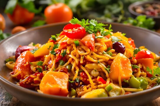 Foodfotografie - frisch zubereitetes, exotisches Gericht