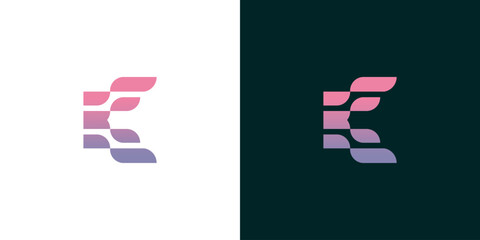 Abstract Letter K Design Modern Logo Concept for Branding and Identity with Gradient Colors