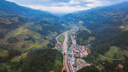 rice terraces in Mu Cang Chai, Vietnam