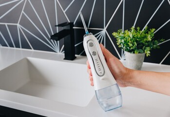 A Modern Water Flosser for Effective Oral Hygiene: Enhance Your Dental Care Routine with Advanced...