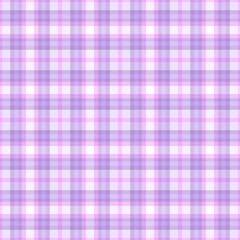 Soft purple gingham plaid pattern with a seamless pastel design, creating a gentle and elegant background suitable for fabric, wallpaper, and decorative digital projects.