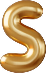 3d letter S uppercase