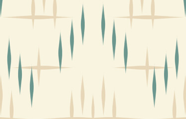 Ethnic abstract ikat art. Aztec ornament print. geometric ethnic pattern seamless  color oriental.  Design for background ,curtain, carpet, wallpaper, clothing, wrapping, Batik, vector illustration.