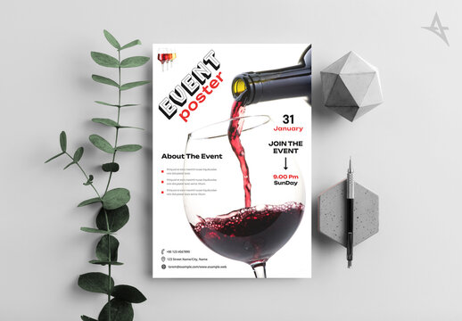 Event Poster Template Layout