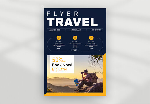 Travel Flyer Layout