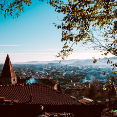 morning view from the top of the hill, Sant'Ambrogio, Italian Alps