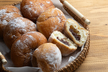 あんドーナツのクローズアップ