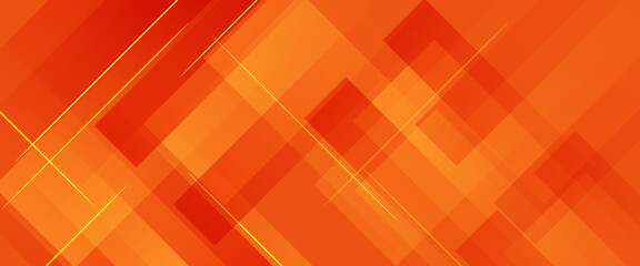Abstract orange and yellow geometric background. Modern concept for graphic design, background, web design, poster, banner, book, slideshow. Vector dynamic shapes