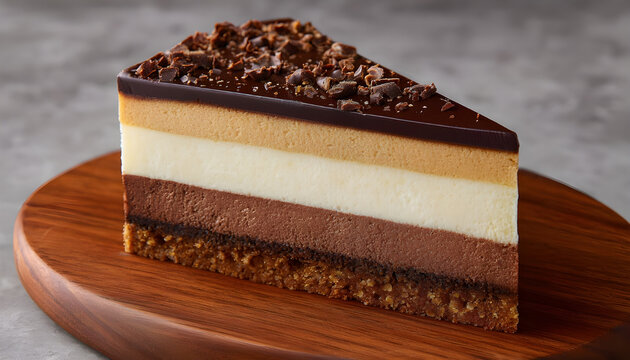 A slice of life! A delicious-looking cake for your next dessert presentation, party or special occasion