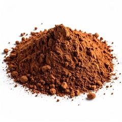 Pile of dark cocoa powder