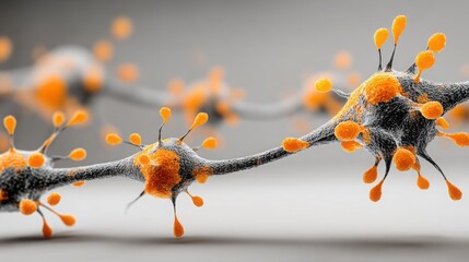 Intricate visualization of a chromosome representing genetic structures and their role in biological loyalty fields