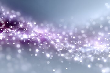 Abstract Neural Network: A stunning visual representation of interconnected networks, showcasing a luminous array of dots and lines that evoke the complexities of data, technology.