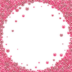 Colored pearls. Abstract vector background. Festive template. eps 10