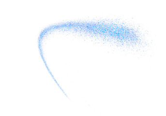 blue glitter wave light effect transparent illusration	