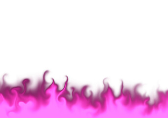 abtract fire effect frame illustration