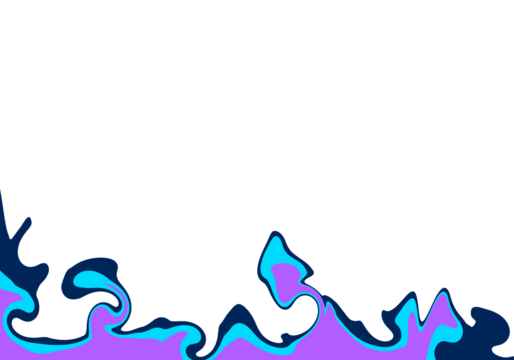 abstract multicolor liquify or liquid  frame illustration - Powered by Adobe