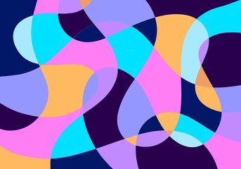 Abstract liquid shape. Fluid geometric&nbsp;design background 