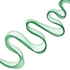Fototapeta premium green wave. abstract illustration, vector graphics. eps 10
