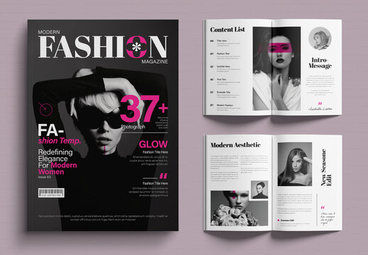 Fashion Magazine Template