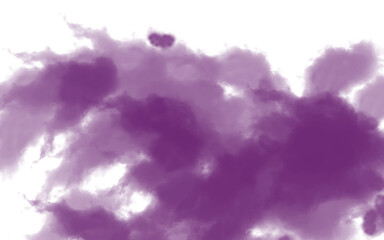Abstract purple smoke or fog against a black background