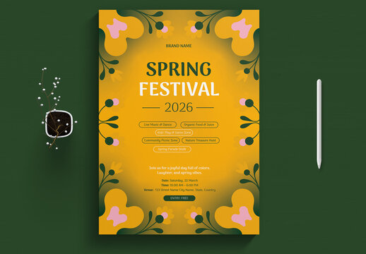 Spring Festival Flyer